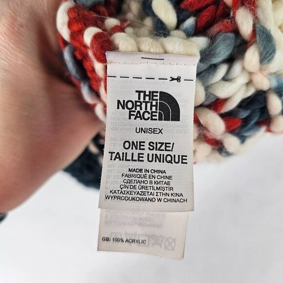 The North Face Beanie Hat Wool Chunky One Size - Picture 5 of 6